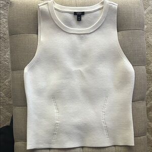 Express White Body Contour Top - M